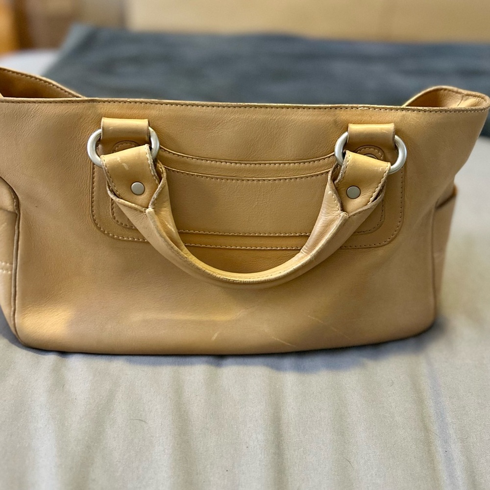 Vintage Celine Tan Leather Boogie bag - Picture 4 of 11
